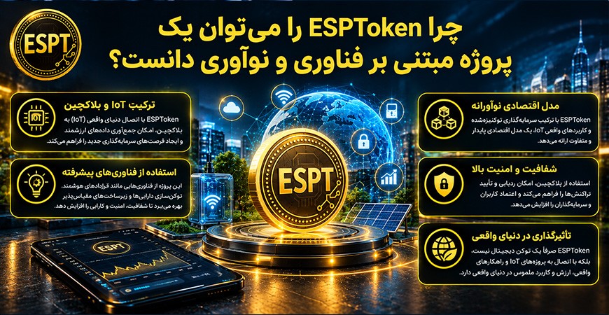 چرا ESPToken را می‌توان یک پروژه مبتنی بر فناوری و نوآوری دانست؟