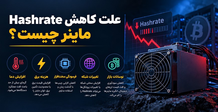 علت کاهش Hashrate ماینر چیست؟